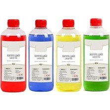 Ceylan Adam Dünya Magnet Kandillo 4'lü Set, Sarı Kırmızı Mavi Yeşil, Kandil Yağı, Kokusuz, 4X250 Ml, Iç Mekan Gaz Lambası