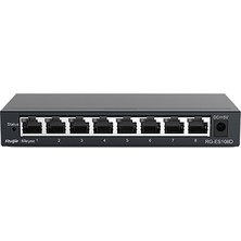 Shopwave Ruıjıe Reyee RG-ES108GD 8 Port Gigabit Switch  Metal Kasa