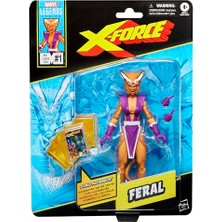 Ceylan Adam Roman, Hasbro Marvel Legends Series Feral (X-Men Comics) Aksiyon Figürü, Çizgi Aksesuarlı