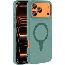 Milas Toptan Joko Apple iPhone 18 Pro/17 Pro Z Silikon Magsafe Kapak - Yeşil