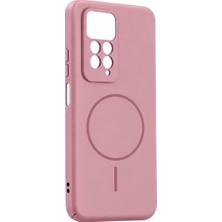 Milas Toptan Xiaomi Redmi Note 11 Pro Mika Pc Magsafe Kapak - Pembe