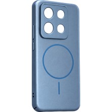 Milas Toptan Xiaomi Redmi Note 13 4g Mika Pc Magsafe Kapak - Açık Mavi
