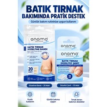 Onomo Health Batık Tırnak Düzeltme Bandı + Düzeltici Şerit Set