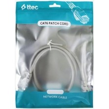 Shopwave Ttec Cat6 Patch Kablo 20CM Gri (Tss)