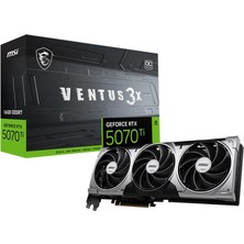 Shopwave Msı Geforce RTX5070TI 16G Ventus 3x Oc 16GB Gddr7 256BIT 1xhdmı 3xdp Ekran Kartı