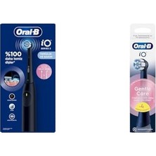 Ceylan Adam Io 2 Şarjlı Diş Fırçası – Gece Siyahı + Io Gentle Care Siyah Diş Fırçası Yedek Başlığı 4 Adet