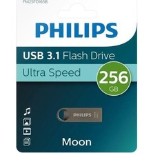 Shopwave Philips USB 3.1 256GB Moon Uzay Grisi