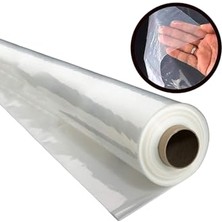 Ceylan Adam Naylon Branda 18MT² (En:3mt x Boy:6mt) Şeffaf Eşya Sera Örtüsü 140MIC