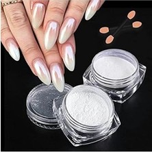Ceylan Adam Protez Tırnak ve Oje Deseni Için Inci Tozu Nail Art