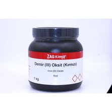 Ceylan Adam Zag Kimya Demir Iıı Oksit Kırmızı Chem Pure1 kg