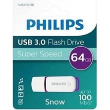 Shopwave Phılıps USB 3.0 64GB Snow Mor