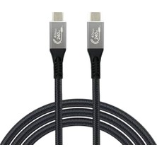 Ceylan Adam USB 4 Hızlı Şarj - USB 4,40GBPS Veri Aktarım, 240W Şarj Gücü, 8k 60Hz, 4K 144Hz/120Hz/60Hz, Hdr (1 Metre); Data ve Görüntü Aktarım Kablosu - Type USB C Thunderbolt 4/3 Uyumlu
