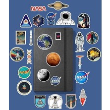 Ceylan Adam Nasa Uzay Sticker Paketi/bullet Journal Defter Çıkartma Ajanda Laptop Etiket