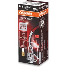Ampul 24V H3 70W Uzun Ömürlü Truckstar Pro 64156TSP