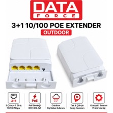 Shopwave Dataforce 3+1 10/100 Poe Extender Outdoor