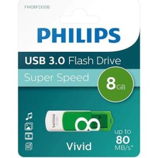 Shopwave Phılıps USB 3.0 8gb Vıvıd Bahar Yeşılı