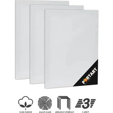 Sanat TUVAL%100 Pamuk 70X100 cm 3'lü Paket