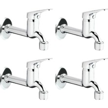 Milas Toptan 4lü Aç Kapa Mix Lavabo Musluk Wc Lavabo Uzun Musluk Perlatörlü