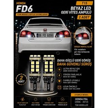 Civic Fd6 (2006-2012) Uyumlu T15 W16W Beyaz LED Geri Vites Ampulü Canbus 2 Adet