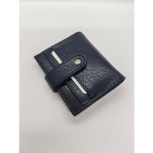 Cadde Dükkanı Çok Bölmeli Çıtçıtlı Mini Deri Cüzdan ve Kartlık