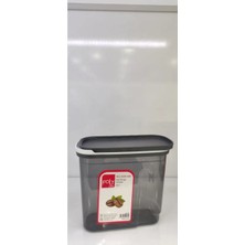 Milas Toptan 1.8 Litre Poly Erzak Saklama Kabı Kızaklı Kapak ROYALEKS-BNM-0650