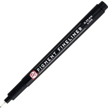 Pigment Fineliner Teknik Çizim Kalemi, 0.35MM, Siyah