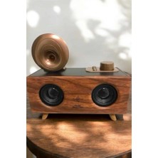 Milas Toptan Çalar Radyo Müzik Kutusu Nostaljik Hoparlör Speaker