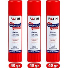 Süper Güçlü Büyük Boy Yapıştırıcı Stick 40 Gr, 3 Adet