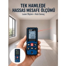 Milas Toptan Lazer Metre 50 mt Hassas ve Hızlı Ölçüm Özellikli Yeni Nesil