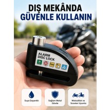 Milas Toptan Disk Fren Kilidi Alarmlı Anti Hırsızlık Motosiklet Scooter Bisiklet Yeni Nesil
