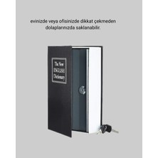 Milas Toptan Anahtarlı Gizli Kitap Kasa – Metal Iç Yapı, Kamuflajlı Sözlük Tasarım