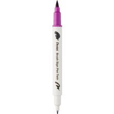 Brush Sing Pen Twin Çift Taraflı Fırça Uçlu Kalem Eflatun