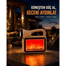 Milas Toptan Güneş Enerjili Alev Efektli Lamba Cob LED Su Geçirmez Çok Fonksiyonlu