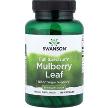 Swanson Vitamins, Full Spectrum® Mulberry Leaf, 500 Mg, 120 Capsules