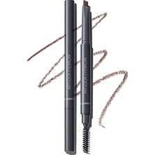Ceylan Adam Doğal Görünüm Sunan Açılı Kaş Kalemi - Saemmul Artlook Eyebrow - Gray Brown