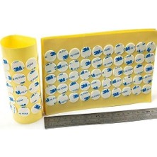 Magnet 40 Adet 3m Yuvarlak Kesimli Çift Taraflı Köpük Bant 30 mm Çap