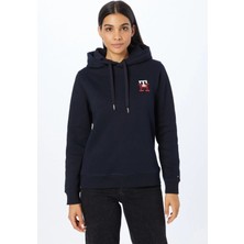 Tommy Hilfiger Th Nakış Monogram Logulu Kapüşonlu Sweatshirt