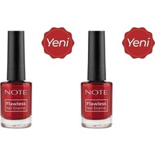 Ceylan Adam Nail Flawless Oje 34 Crazy Red, Kırmızı (2 Paketi)