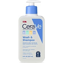 Ceylan Adam Bebek Yıkama ve Şampuan, 2'si Bir Arada, Cilt ve Saç Için Yırtılmaz Banyo Ürünü, Parfüm, Paraben, Boya, Ftalat ve Sülfat Içermez, E Vitaminli Sabun, 8 Ons