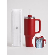 Ceylan Adam Tritan Pipet Seti 6'lı, Stanley Quencher 40 Oz ile Uyumlu, Şeffaf Yeniden Kullanılabilir Bpa Içermeyen Pipetler, Temizleme Fırçası Dahil