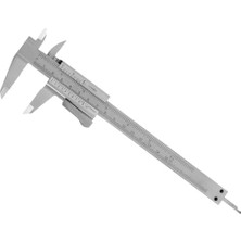 Ceylan Adam (0.05 Hassasiyet) Kilitli Mekanik Kumpas Monoblok Metal Gövde 150 mm Iç Dış Derinlik Ölçüm Aleti
