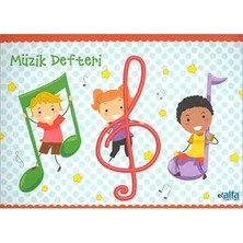 Müzik Defteri 30 Yaprak – Okul ve Kurs Için Porteli Notalı Defter – Çocuk ve Öğrenciler Için Eğlenceli Kapak Tasarımlı Müzik Not Defteri (1)