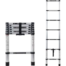 Ceylan Adam 150 kg Taşıma Kapasiteli 2 Metre, 7 Basamaklı Katlanabilir Alüminyum Teleskopik Merdiven