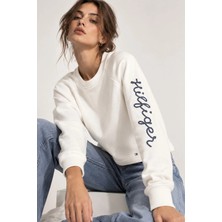 Tommy Hilfiger Th Rope Puff Prınt - Sweatshirt