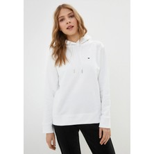 Tommy Hilfiger Organik Pamuk Logo Nakış  Regular Kesim Sweatshirt