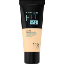 Ceylan Adam Fondöten, Fit Me Matte+Poreless, - 118 Nude (118 Nude)