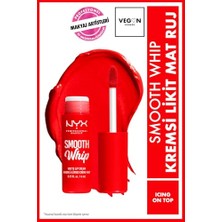 Ceylan Adam Smooth Whip Kremsi Likit Mat Ruj - Icing On Top, Smthwr