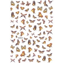 Ceylan Adam Tırnak Tasarımı Için Sticker