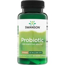 Swanson Nutrition Probiyotik 16 Suş 20 Milyar Cfu 60  An Kapsül Gıda Takviye