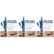 Ceylan Adam Göz Kalemi, Uzun Süre Kalıcı, Suya Dayanıklı ve Yumuşak Uçlu Lacivert, Inkliner Eyeliner Cobalt Blue (3 Paketi)